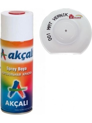 Erdo Ticaret Akçalı Sprey Boya 400 001 Mat Vernik