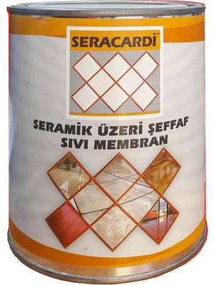 Erdo Ticaret Seracardi Seramik Üzeri Şeffaf Izolasyon 1 kg