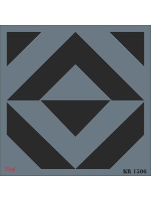 Erdo Ticaret Rich Kr 1506 Fayans Stencil 30X30 cm