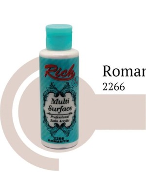 Erdo Ticaret Rich Multi Surface 2266 Romantik Akrilik Boya 130 cc