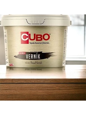 Erdo Ticaret Cubo Su Bazlı Parlak Vernik Şeffaf 2,5 Litre