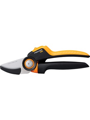 Fiskars Anvil Bahçe Makası, X-Serisi Powergear, P941, Döner Sap, Kuru Dallar Için, Yapışmaz Kaplama, Paslanmaz Çelik Bıçaklar, Uzunluk: 22,2 Cm, Siyah/turuncu, 1057174