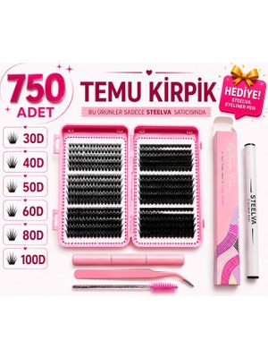 Steelva 750 Adet Kirpik Seti