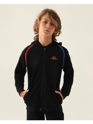 Kappa Tam Fermuarlı Kapşonlü Erkek Çocuk  Sweatshirt 371X32W