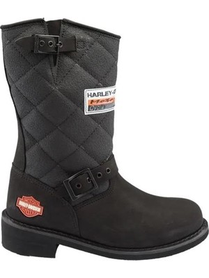 Harley Davidson Laconıa 644 Black (Siyah) Yağlı Deri Kadın Günlük