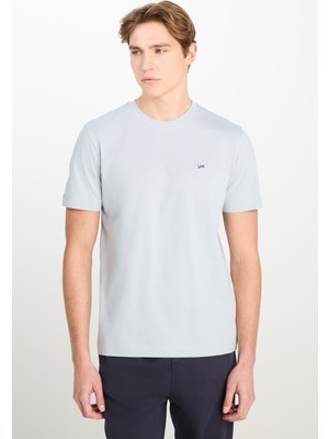 Lee %100 Pamuk Regular Fit Normal Kesim Bisiklet Yaka Logo Detaylı Tişört