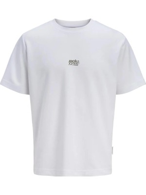 Jack & Jones Jcobreeze Front Print Tee Ss Crew Erkek T-Shirt