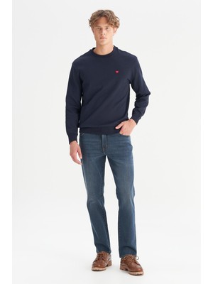 Wrangler Normal Bel Slim Fit Erkek Denim Pantolon W12S00031317 Texas Slim Denim