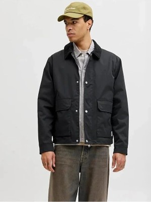 Jack & Jones Erkek Ceket Catskılls Barn Regular Kalıp Polyester Siyah Renk 12291660