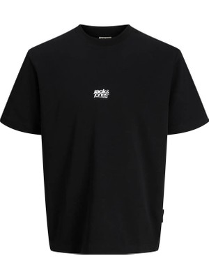 Jack & Jones Jcobreeze Front Print Tee Ss Crew Erkek T-Shirt
