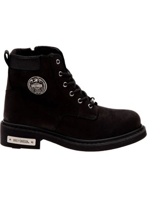 Harley Davidson Jim Erkek Siyah Nubuk Bot