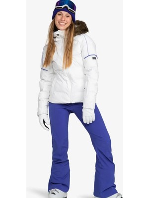 Roxy Snowblizzard Kadın Beyaz Snowboard Ceketi