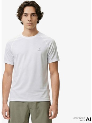 Energetics Martin Ss Erkek Beyaz Koşu T-SHIRT.001