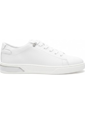 By Barretti Beyaz Üst Metal Bağcık Sneaker