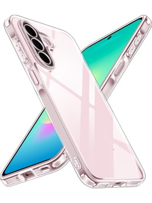 M.TK Moveteck Samsung Galaxy A27 Kılıf Kamera Çıkıntılı Korumalı Yumuşak Şeffaf Silikon Renksiz Kapak