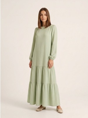 Enhitbaby Modest Lina Maxi Müslin Elbise