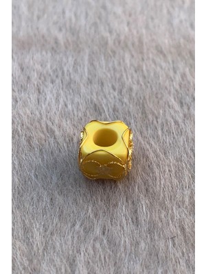 Bayar Gold Altın Sarı Yıldız Orta Boy Telkari Hülyam Boncuk