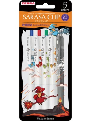 Zebra Sarasa Clip 0.5 Witch 5’li Set Jel Kalem Seti