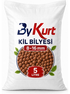 ByKurt Kil Bilyesi 8-16 Mm Yıkanmış Kil Bilyesi 5 Litre