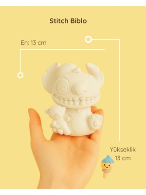 ColorBuddie Stitch Seramik Biblo Boyanabilir |dekoratif Obje – Çocuklar ve Yetişkinler Için Boyama Aktivitesi