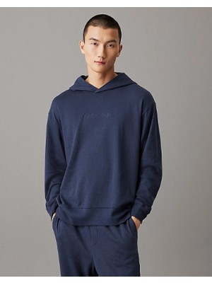 Calvin Klein Erkek Lacivert Calvin Klein L/s Hoodıe, Ppk Lacivert Erkek Hoodie