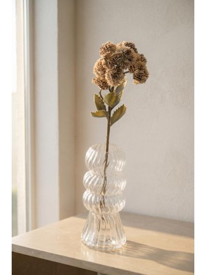 Acar Bej Sedum Tek Dal Yapay Çiçek 57CM