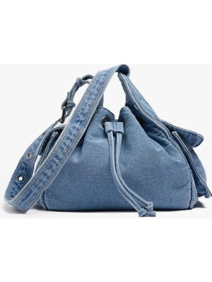 Parfois Kadın Denim Omuz Çantası
