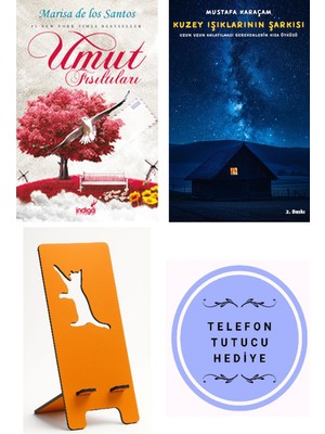 İndigo Kitap Umut Fısıltıları - Marisa De Los Santos + Kuzey Işıklarının Şarkısı + Telefon Tutucu