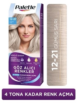 TeknoKapsül Palette 12-21 Gümüş Sarı Saç