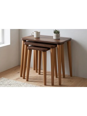 Vivense Letto Zigon Sehpa, Ceviz