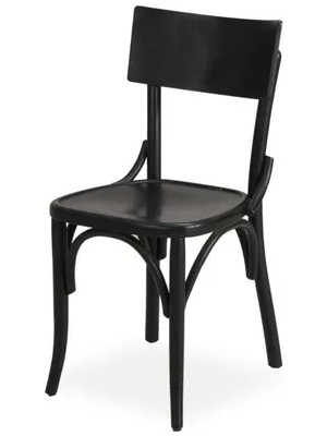 Vivense Niran Thonet Siyah Ahşap Sandalye