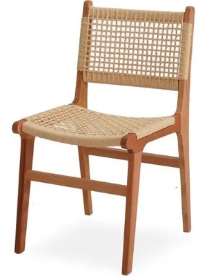 Vivense Tiber Hazeranlı Ahşap Natural Sandalye