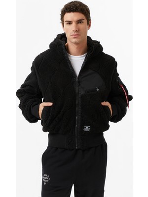 Alpha Industries Sherpa Onion-Quilted Erkek Siyah Mont