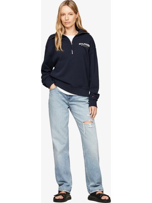 Tommy Hilfiger Kadın Mavi Pantolon