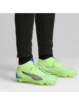 Puma Ultra 5 Match+ Fg Erkek Sarı Bilekli Çim Saha Kramponu