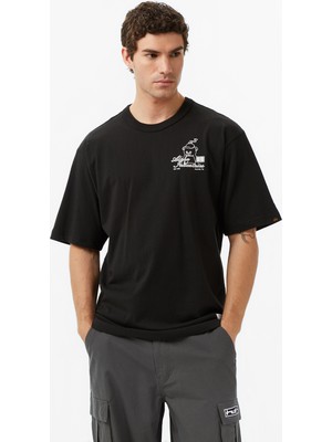 Alpha Industries Toy Bear Erkek Siyah T-Shirt
