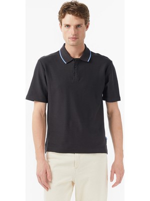 Scotch & Soda Scotch&soda Structured Relaxed Fit Erkek Gri Polo