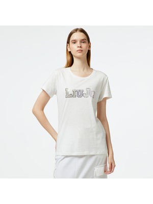 Liu Jo Kadın Beyaz T-Shirt