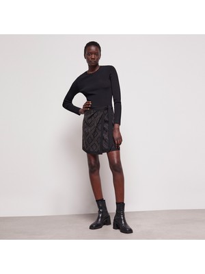 The Kooples Kadın Taşlı Siyah Etek