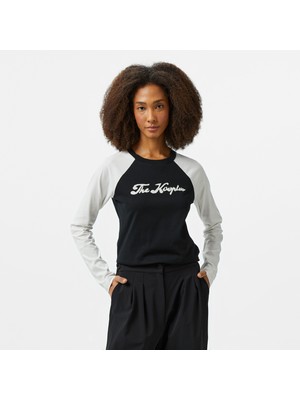 The Kooples Classic Kadın Siyah T-Shirt