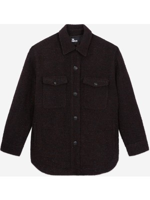 The Kooples Kadın Comfort Fit Bordo Ceket