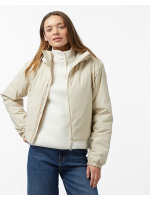 Rains Lohja Short Insulated W3T1 Kadın Krem Yağmurluk