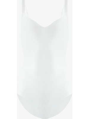 Wolford Mat De Luxe Forming Body Kadın Beyaz Body