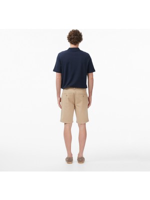 Nautica Erkek Bej Regular Fit Chino Şort