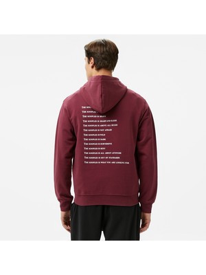 The Kooples Classic Erkek Bordo Sweatshirt