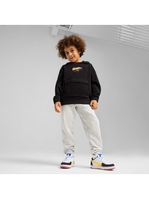 Puma Hot Wheels Graphic Çocuk Siyah Sweatshirt