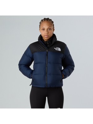 The North Face 1996 Retro Nuptse Kısa Kadın Lacivert Mont