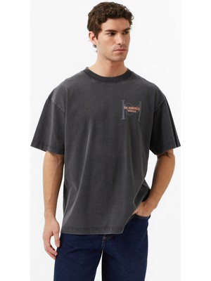 The Hundreds Monogram Erkek Siyah T-Shirt