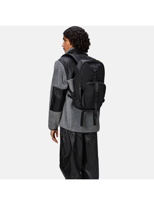 Rains Trail Rucksack W3 Unisex Siyah Sırt Çantası