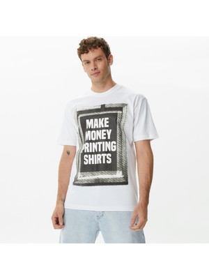 Market Printing Money Erkek Krem T-Shirt